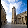 Arriving at Trani's cathedral