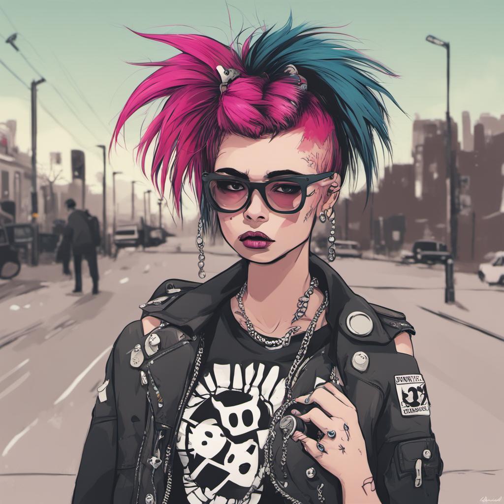 Punk Tech Deviantart Punk Girl 1 by iDeviousSiren on DeviantArt