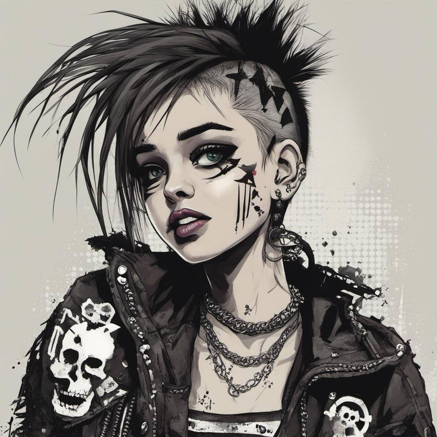 Punk Girl 3 by iDeviousSiren on DeviantArt