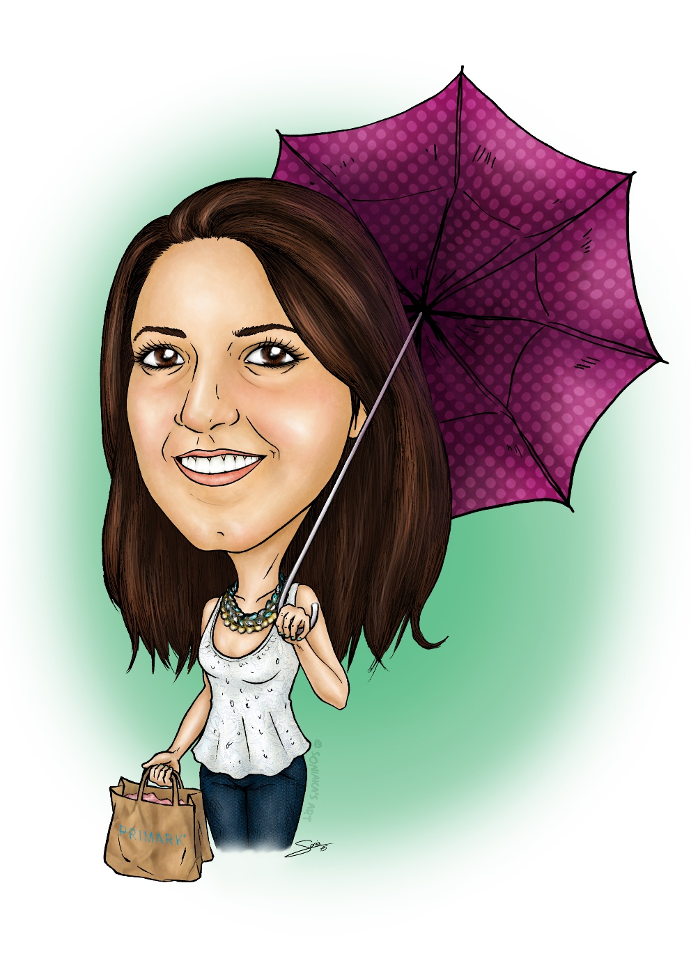 Cristina's caricature