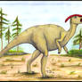 Moaning parasaurolophus