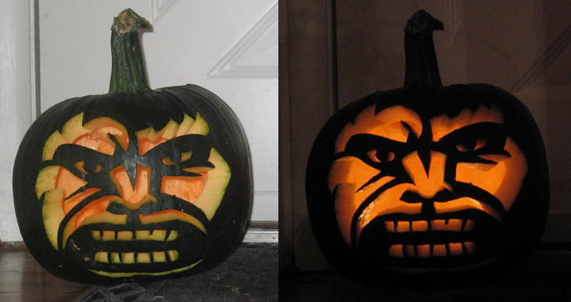 Hulk Smash Puny Pumpkin