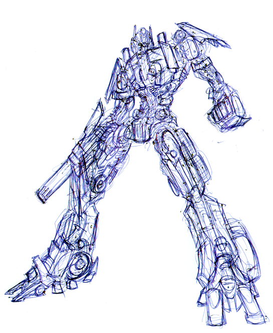 Optimus Prime Doodle