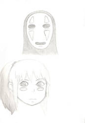 Chihiro and No Face