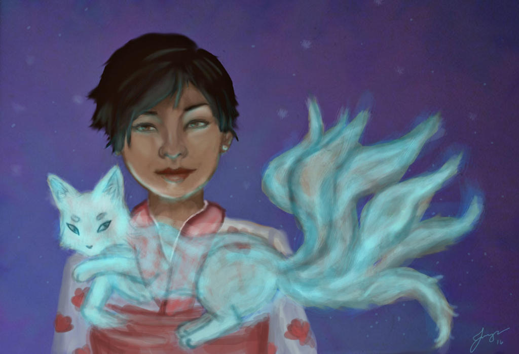 Kitsune Spirit by dyingjustforyou on DeviantArt