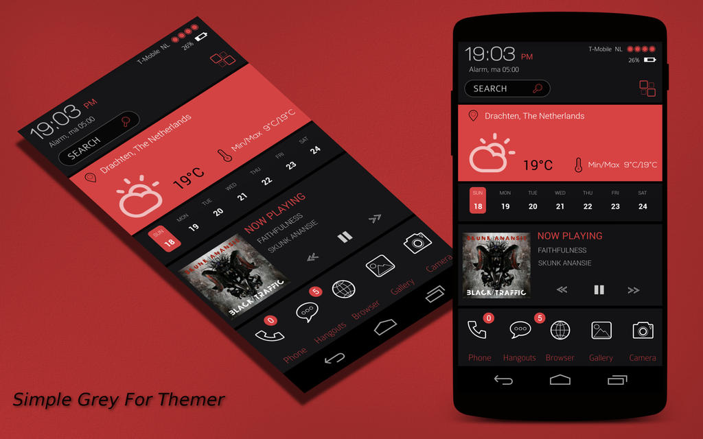 Simple Grey Android Theme by homebridge on DeviantArt