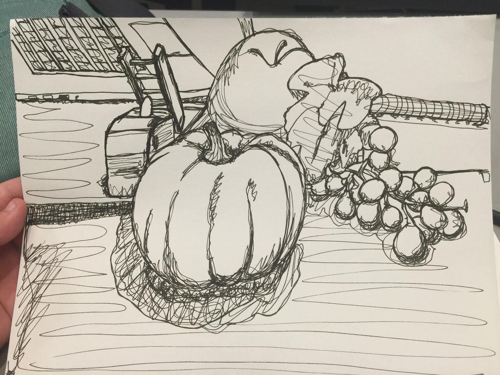 Still Life Using Line Continuous Line Still Life 001 by atlasxoxo on DeviantArt