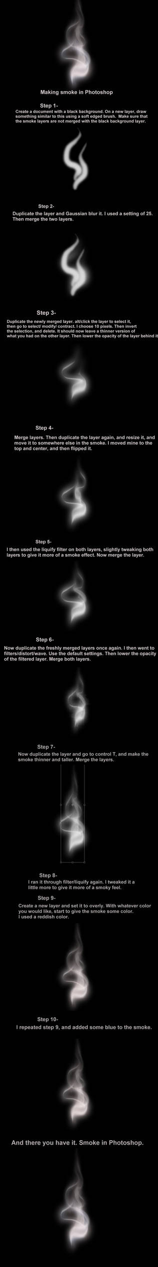 Creating smoke in Photoshop