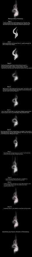 Creating smoke in Photoshop