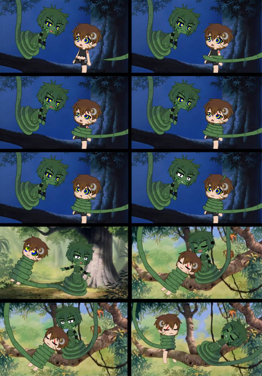 Kaa and Oliver's First Encounter