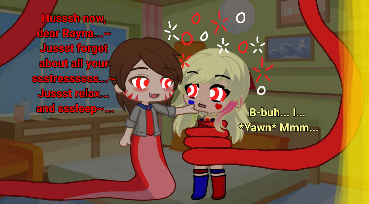 Helping a tired hero sssleep...~