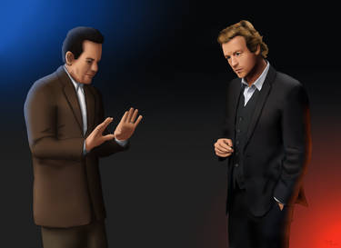 The Mentalist Patrick Jane and Adrian Monk