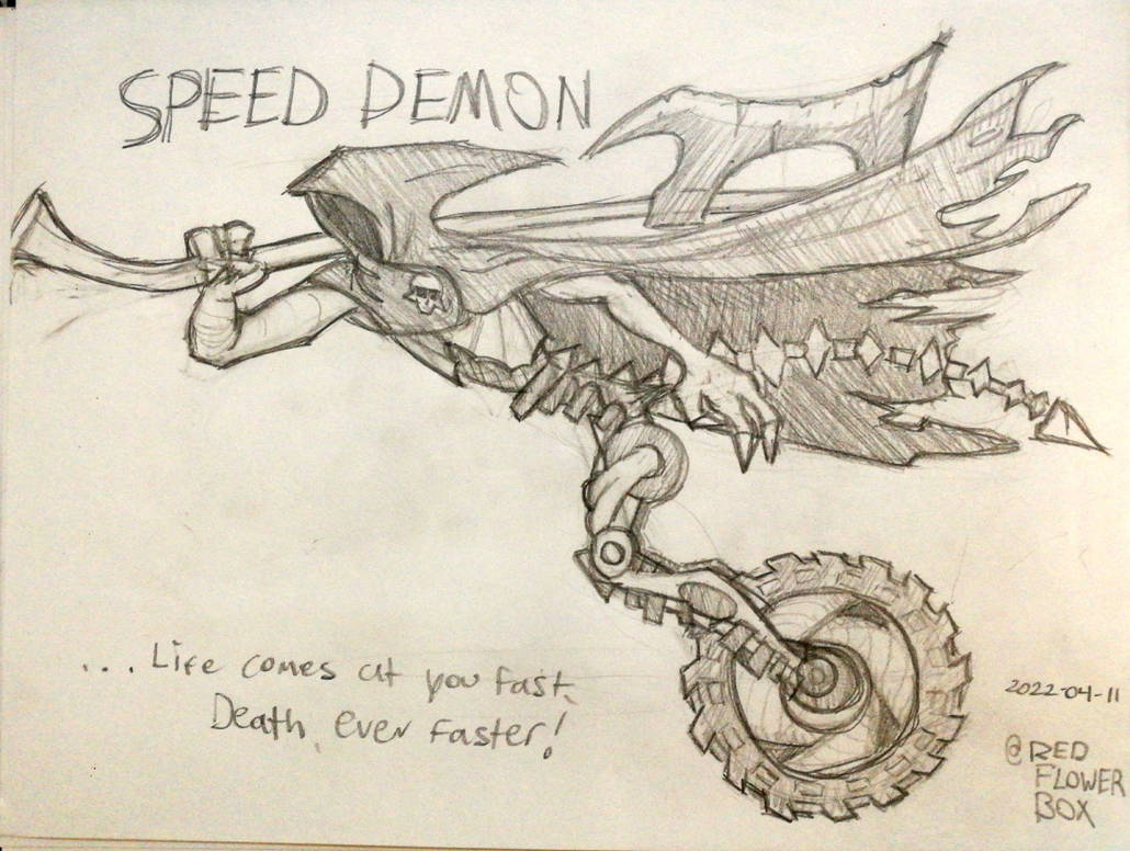 Speed Demons Vector Speed Demon Character Concept by RedFlowerBox on DeviantArt