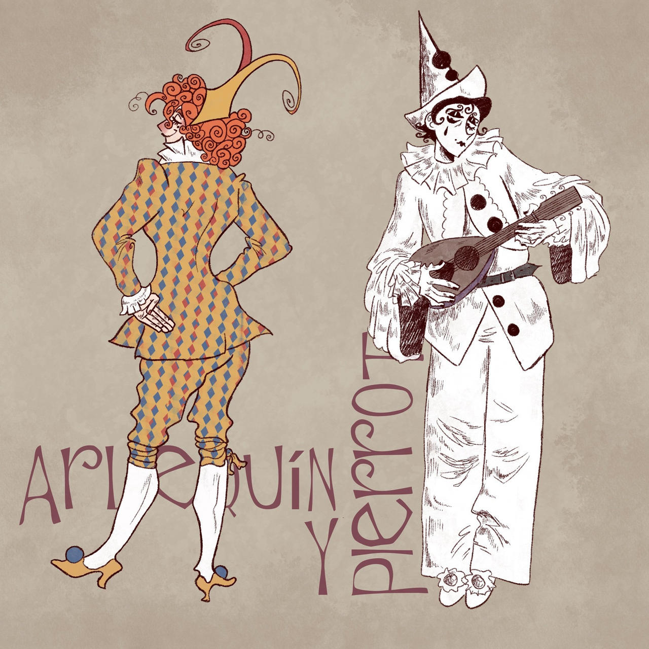 Pierrot Exploding Harlequin and Pierrot by slottralist on DeviantArt