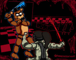 FREDDY FAZBEAR VS JETSTREAM SAM