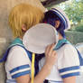 Rei and Nagisa ! Free cosplay