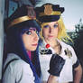 Panty and Stocking cop cosplay