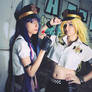 Cop sisters - Panty and Stocking cosplay