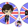 SHERlocked chibi charm