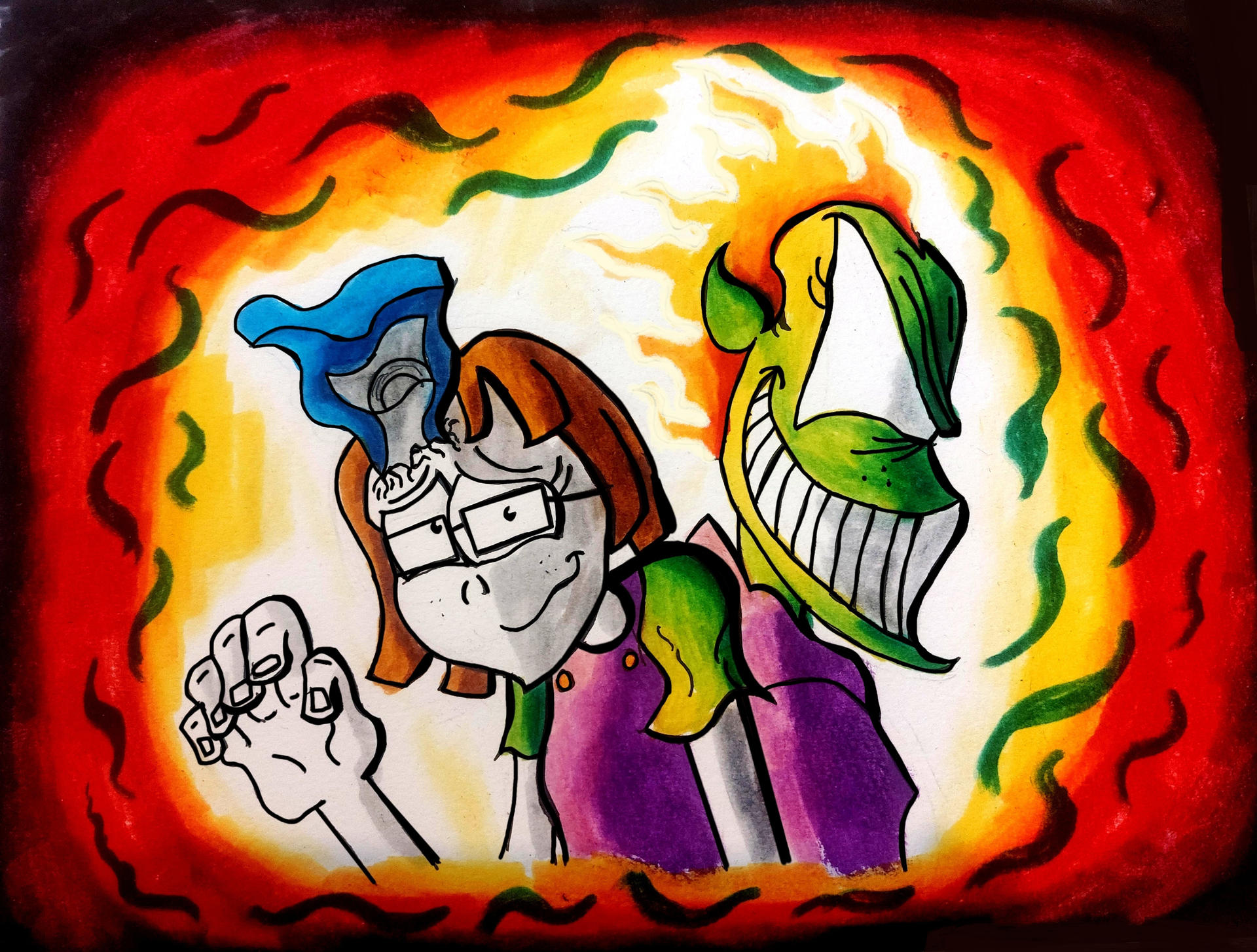 Katie and Rags - A Double Life in Portrait by Crabbit-Minger on DeviantArt