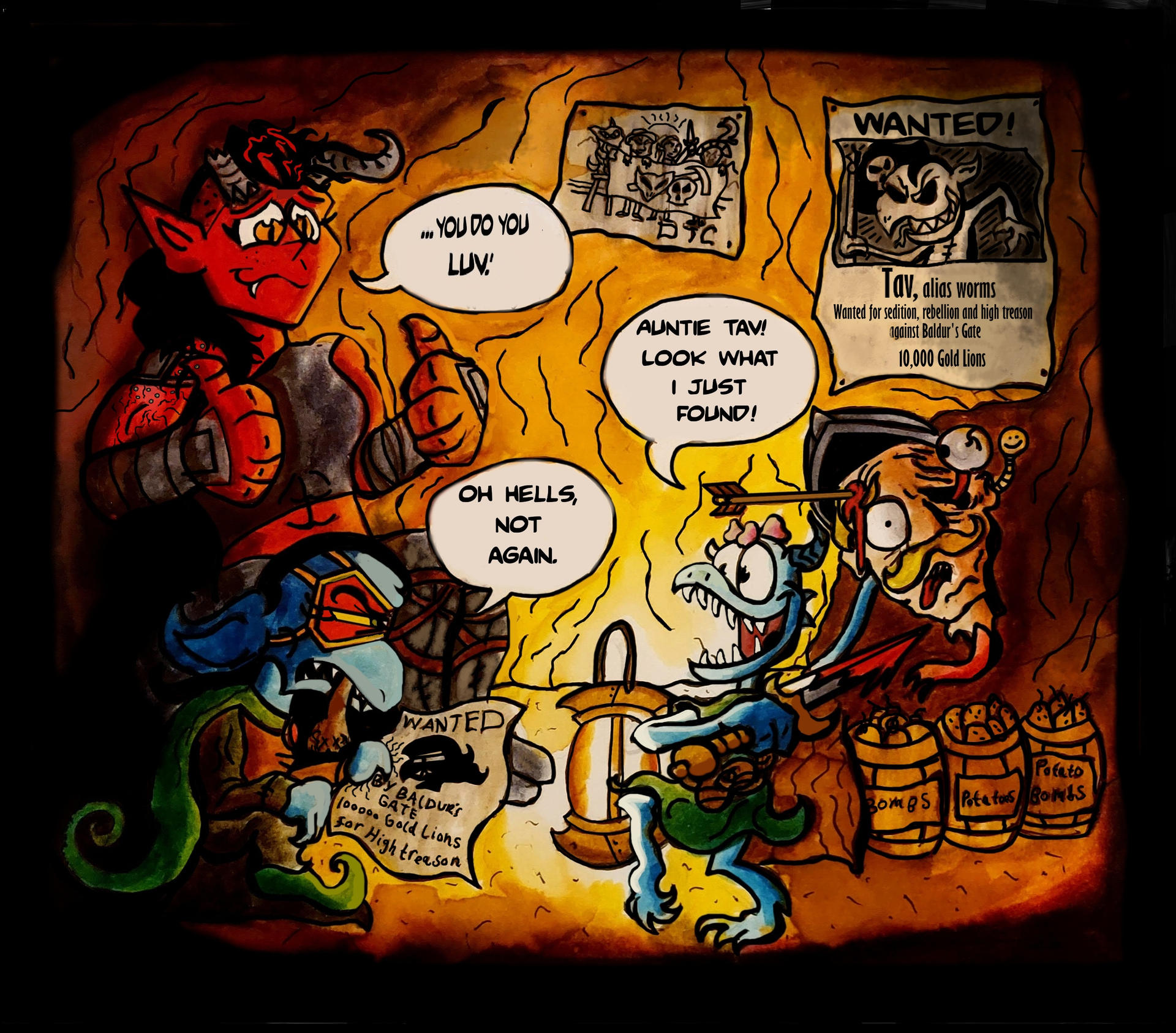 Baldur's Gate: An Arrow for The Grandee by Crabbit-Minger on DeviantArt