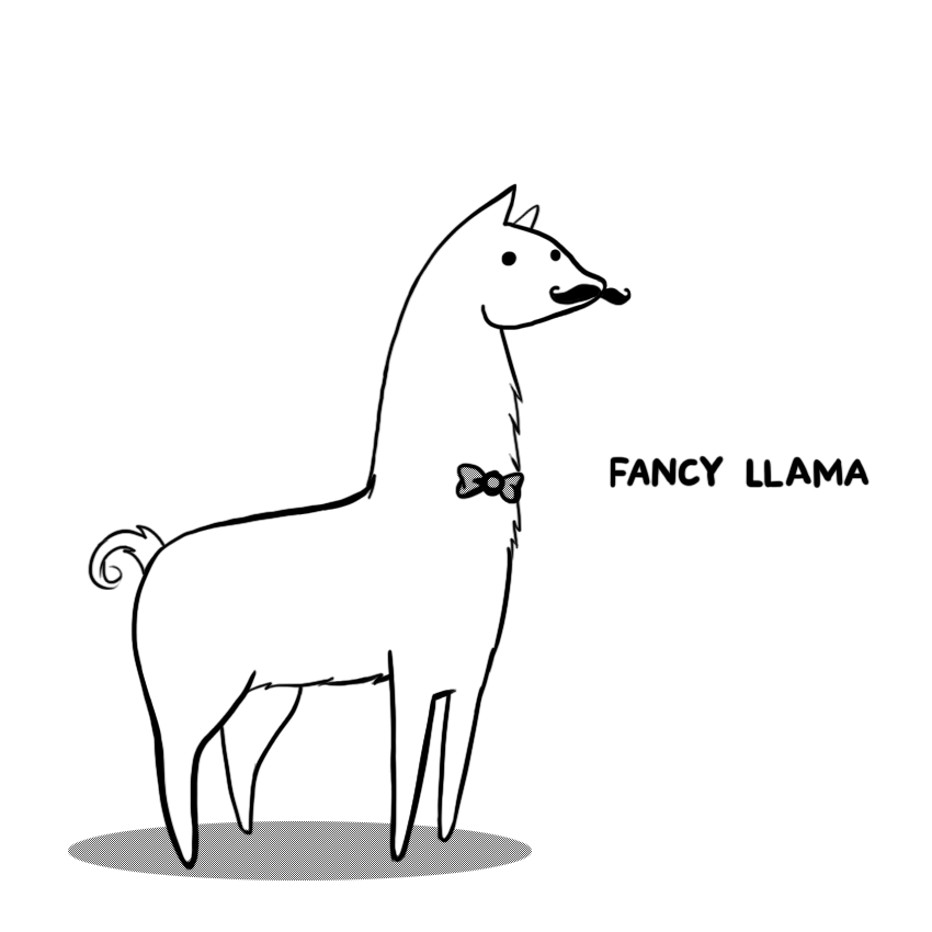 Fancy Llama