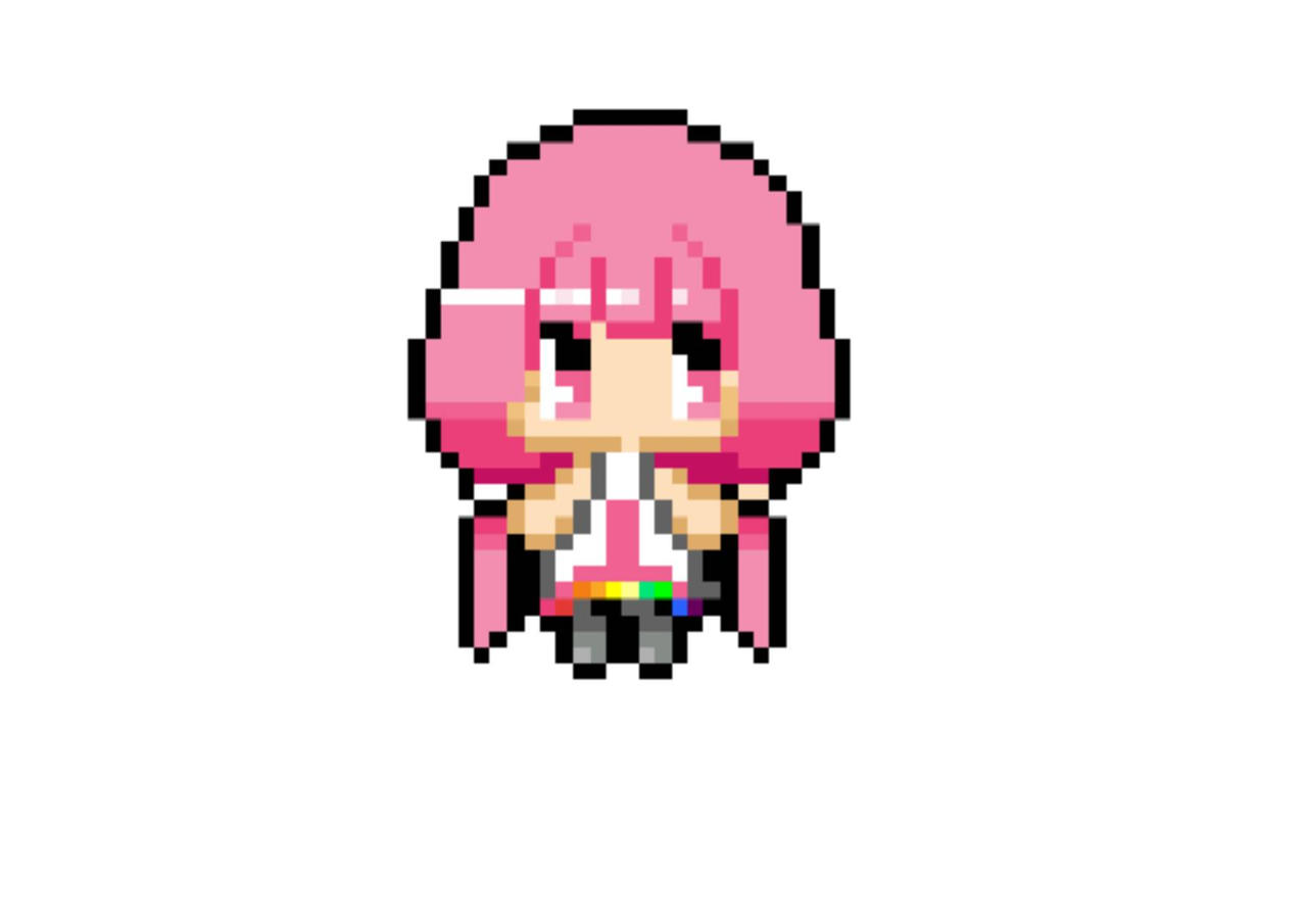 Anime Girl Pixel Art by AmaterasuAkira1 on DeviantArt