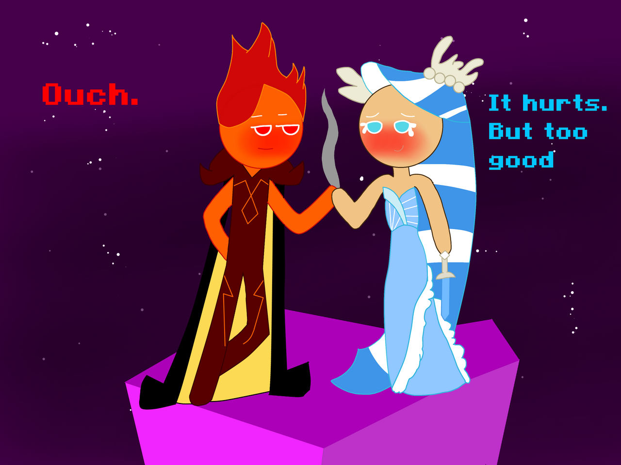 Fire Spirit Cookie X Sea Fairy Cookie by Ethaniel-I-Dionach on DeviantArt