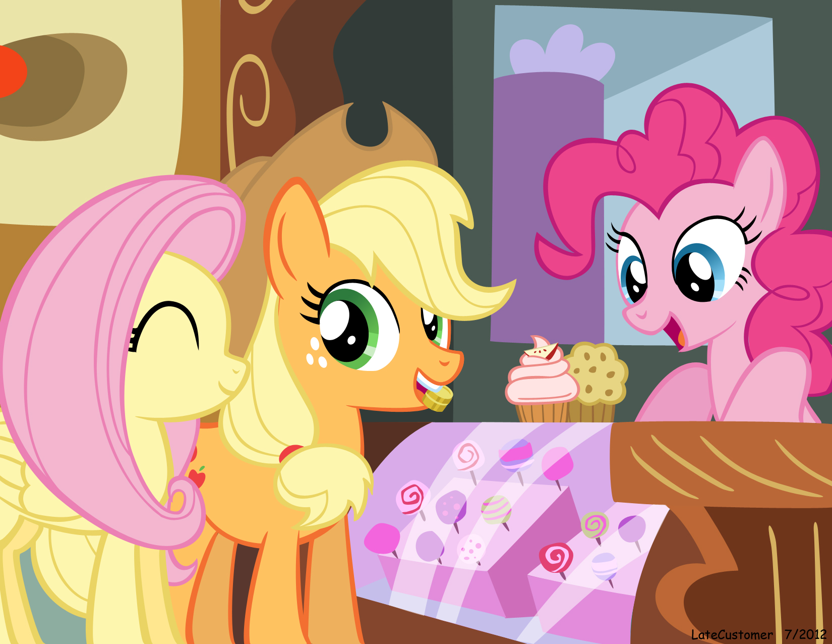 Muffin and a Cupcake, Two Bits by LateCustomer