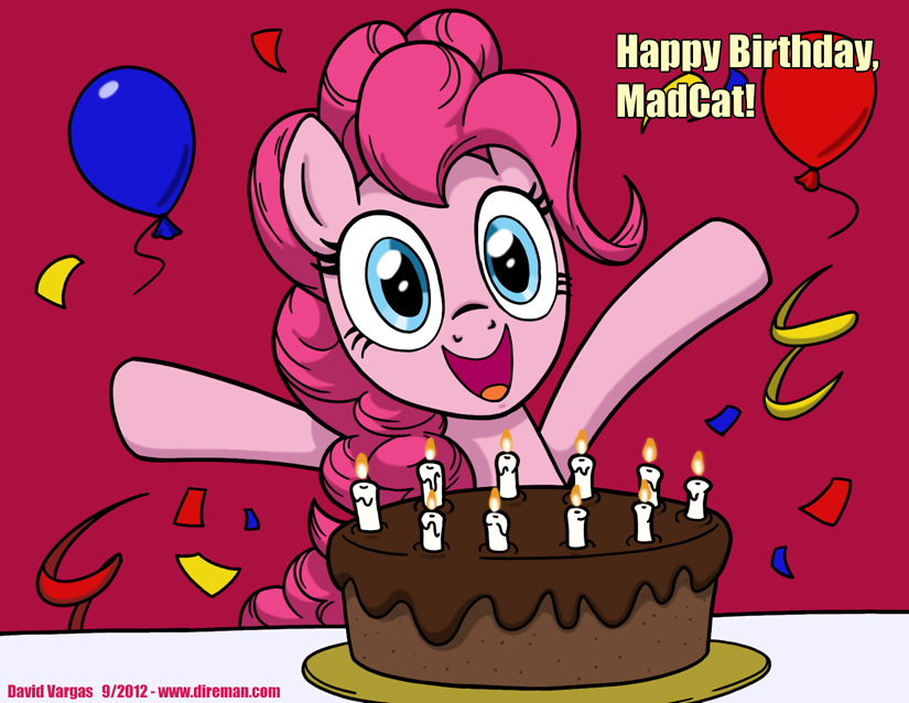 Pinkie Pie Happy Birthday MadCat! (Gift)