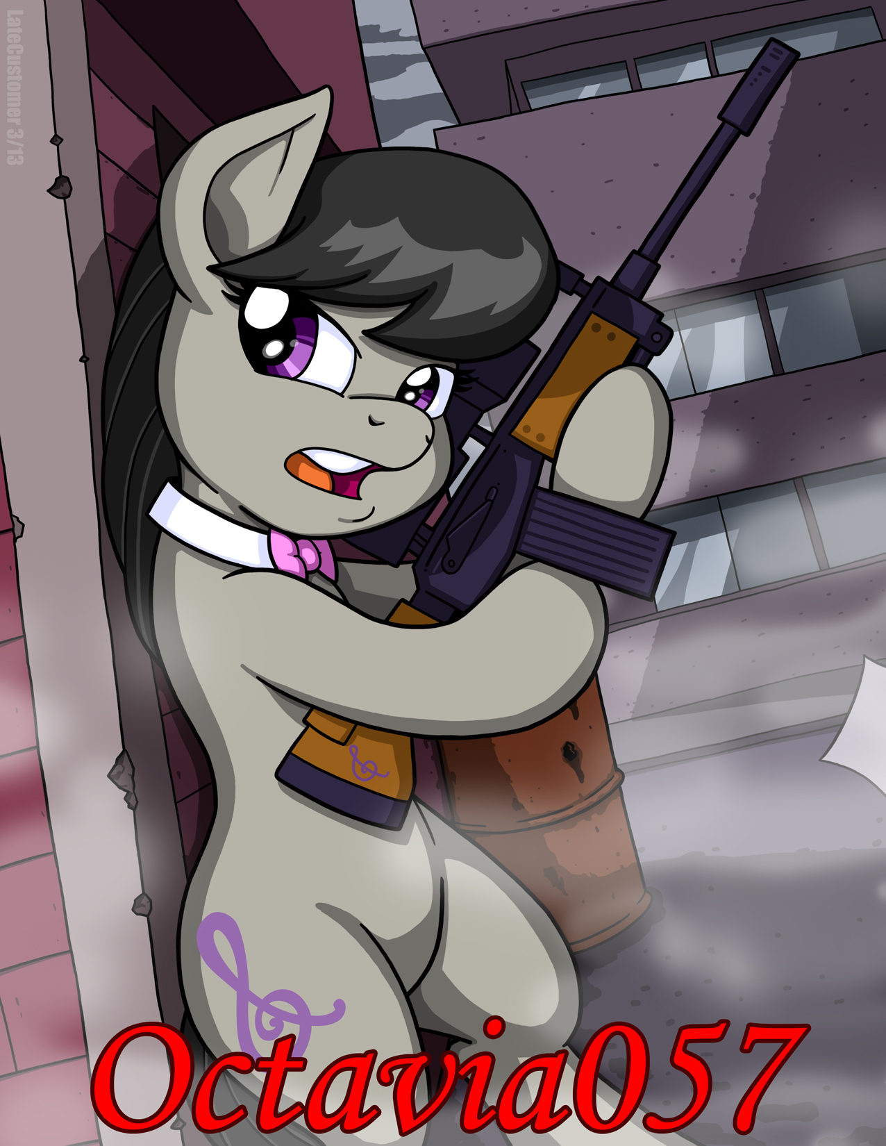 Octavia with Galil - Commission