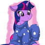 Twilight in Over-sized Sweater