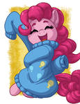 Pinkie In Over-sized Sweater