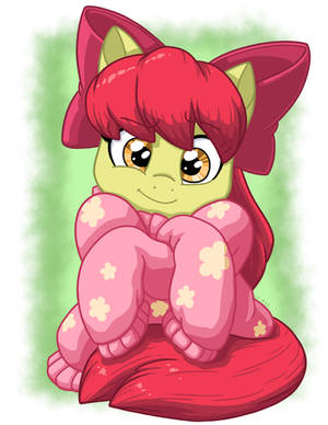 Applebloom in Oversized Sweater