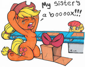 My Sister's a Boooox!!! - Commission