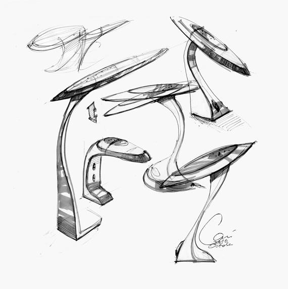 Desk Lamp Concept Sketch By Carisketching On Deviantart