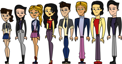 My Total Drama OCs and their nyo! versions