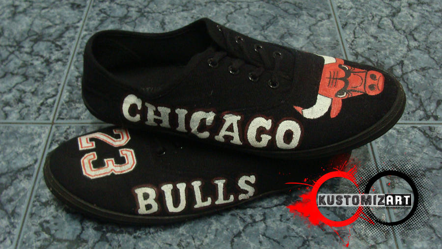 Chicago Bulls Shoes by Bezas on DeviantArt