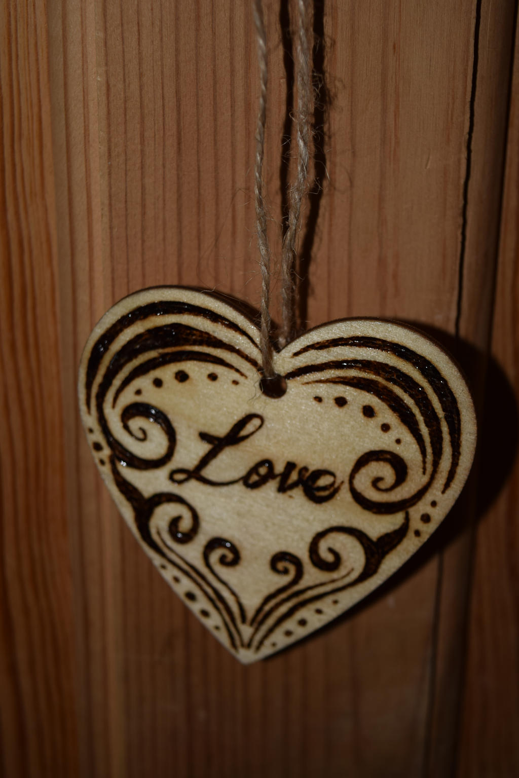 Pyrography love heart by LilacFires on DeviantArt