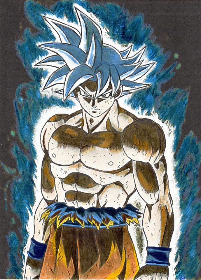 GOKU - INSTINTO SUPERIOR - Desenho de ziller4151 - Gartic