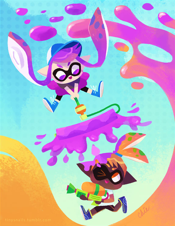 splatoon - inklings by tinysnail on DeviantArt