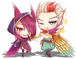 Xayah and Rakan