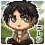 AOT-eren-icon by Eeveella