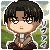 AOT Levi Icon by Eeveella