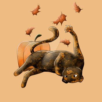 Fall cat