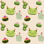 Cat Cactus Pattern