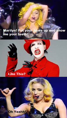 Manson Goes Gaga