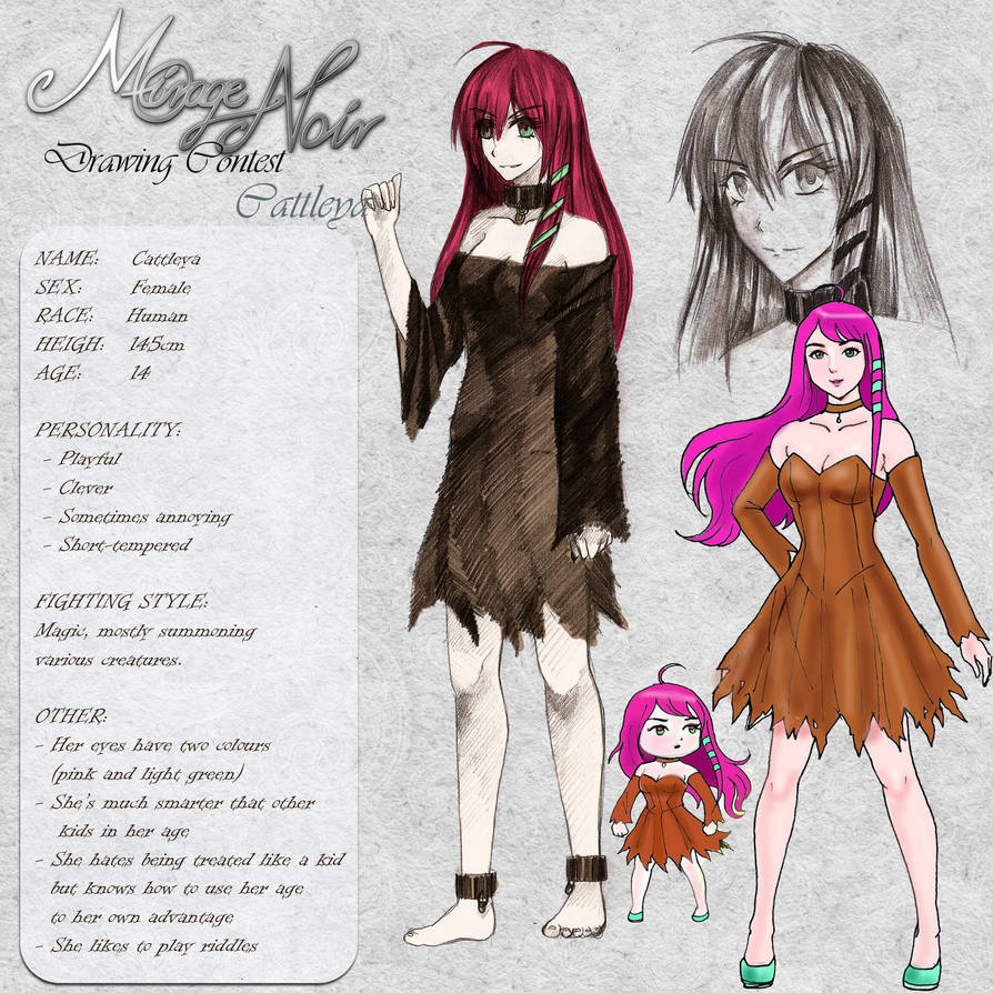 Cattleya Character Card by NoireIghaan on DeviantArt