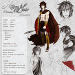 Leander - Character Card by Noire-Ighaan