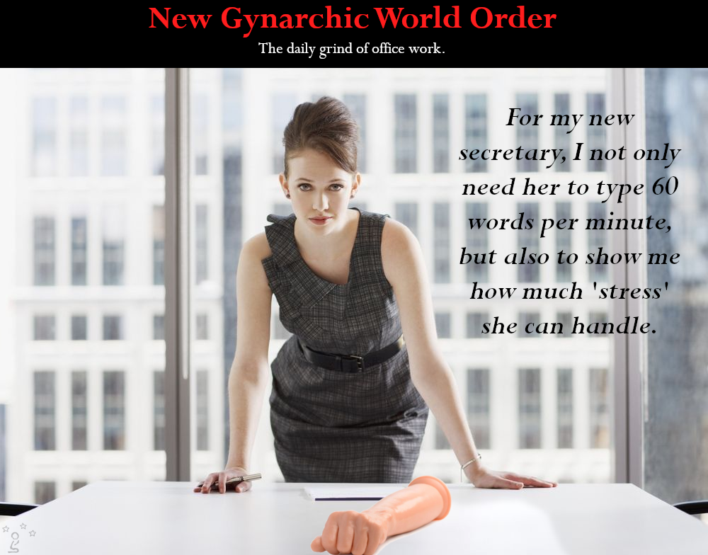 New Gynarchic World Order 1 by TheSubbieAndTheDomme on DeviantArt